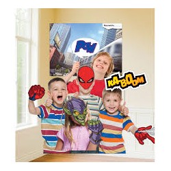 PHOTO BOOTH  SPIDERMAN AVEC DECOR MURAL