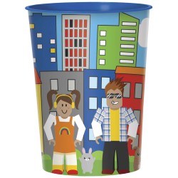 GOBELET EN PLASTIQUE RIGIDE ROBLOCK PARTY 473 ML