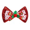 NOEUD PAPILLON NOEL PAILLETTES ROUGES  NOEUD PAPILLON NOEL PAILLETTES ROUGES