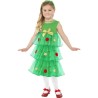 DEGUISEMENT ROBE SAPIN FILLE NOEL 4 A 6 ANS