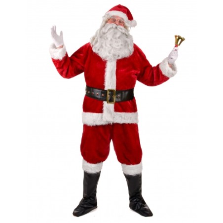 DEGUISEMENT PERE NOEL ROUGE VELOUR TAILLE XXL