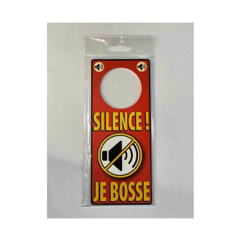 POIGNEE DE PORTE SILENCE JE BOSSE