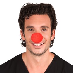 12 NEZ DE CLOWN EN MOUSSE