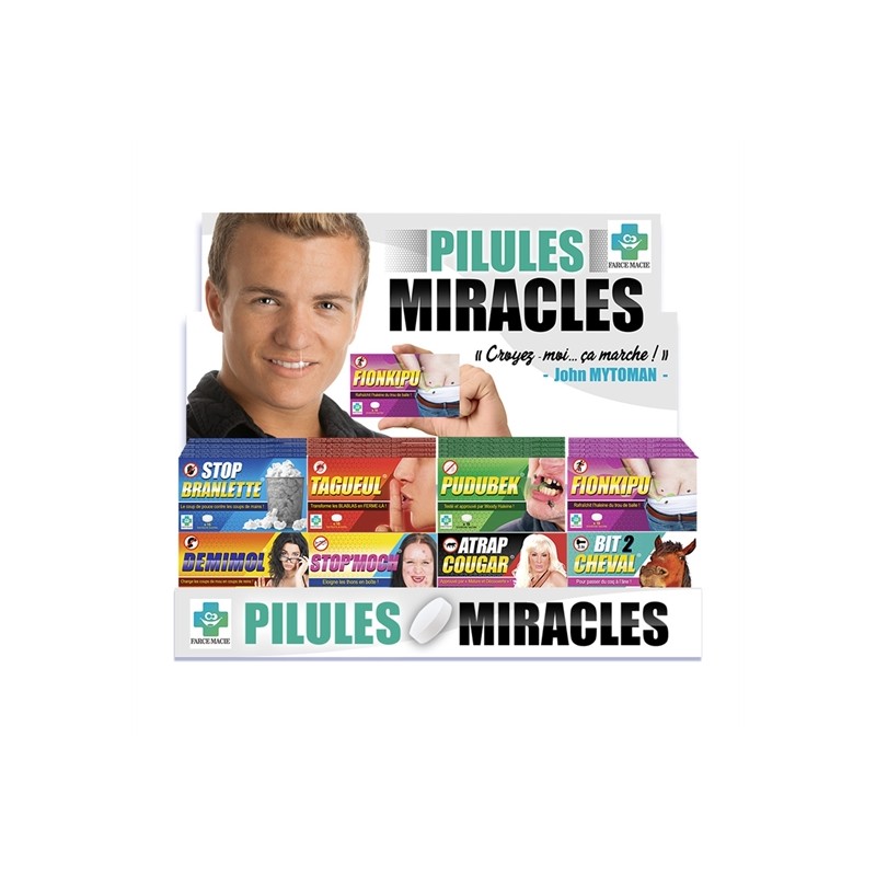 1 BOITE DE PILULES MIRACLES MODEL ASSORTIS