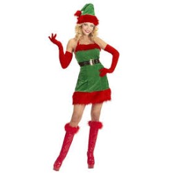 DEGUISEMENT LUTIN FEMME TAILLE XS