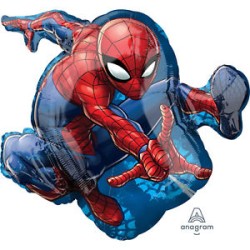 BALLON METALLIQUE SPIDERMAN  43 X 73 CM