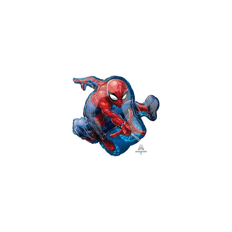 BALLON METALLIQUE SPIDERMAN  43 X 73 CM