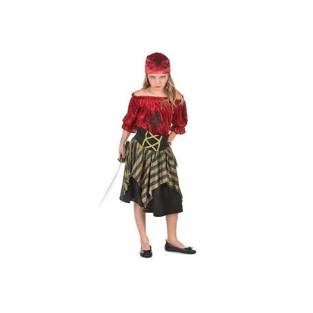 DEGUISEMENT PIRATE FILLE TAILLE 4-6 ANS 