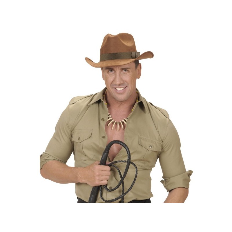 CHAPEAU COW BOY  AVENTURIER MARRON 