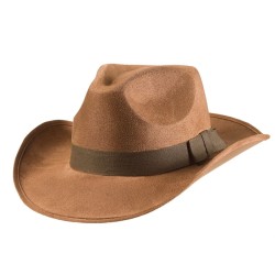 CHAPEAU COW BOY  AVENTURIER MARRON 