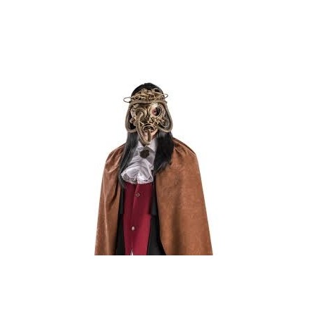 MASQUE GAZ STEAMPUNK OR 