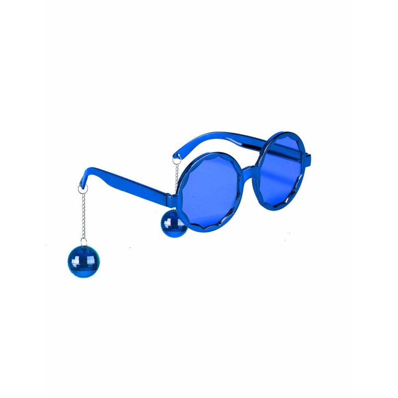 LUNETTES BOULES A FACETTES BLEU LUNETTES BOULES A FACETTES BLEU