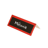 SACHET 6 MARQUES PLACES RECTANGULAIRES ROUGE BRILLANT 