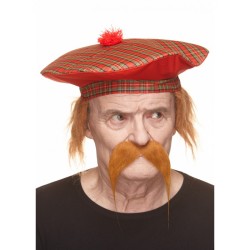 MOUSTACHE GAULOISE ROUSSE 