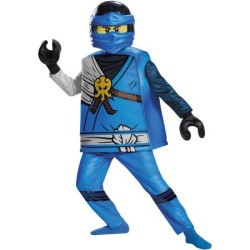 DEGUISEMENT NINJAGO BLEU LUXE JAY TAILLE 10-12 ANS