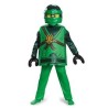 DEGUISEMENT LLOYD NINJAGO VERT DELUXE TAILLE 10/12 ANS 