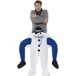 DEGUISEMENT PIGGYBACK A DOS DE BONHOMME DE NEIGE