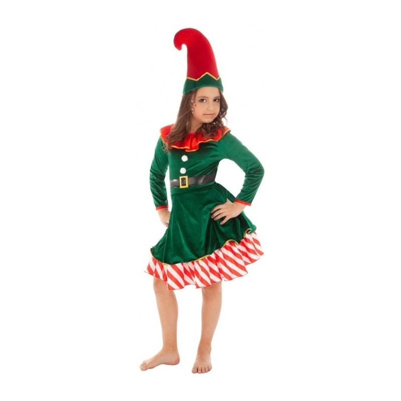 DEGUISEMENT FILLE LUTIN TAILLE 104 CM 