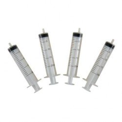 SACHET DE 4 SERINGUES 12 CM 