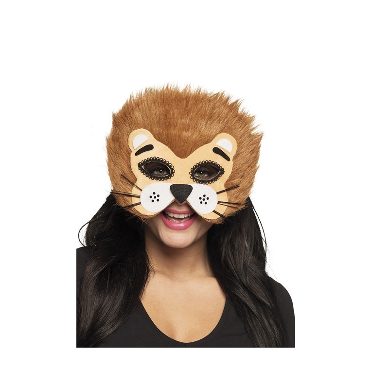 DEMI MASQUE LION ADULTE