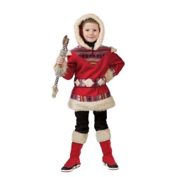 DEGUISEMENT ESKIMO NANOOK ROUGE TAILLE 128