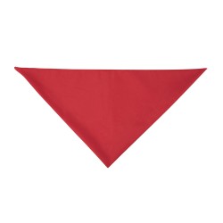 BANDANA TISSU CARRE UNI ROUGE FERIA