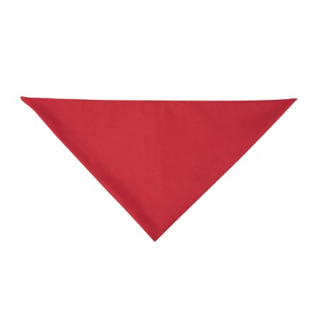 BANDANA TISSU CARRE UNI ROUGE FERIA