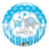 BALLON METALLIQUE 46CM GARCON ELEPHANT