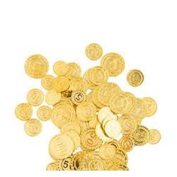 65 PIECES DE MONNAIE PIRATE 