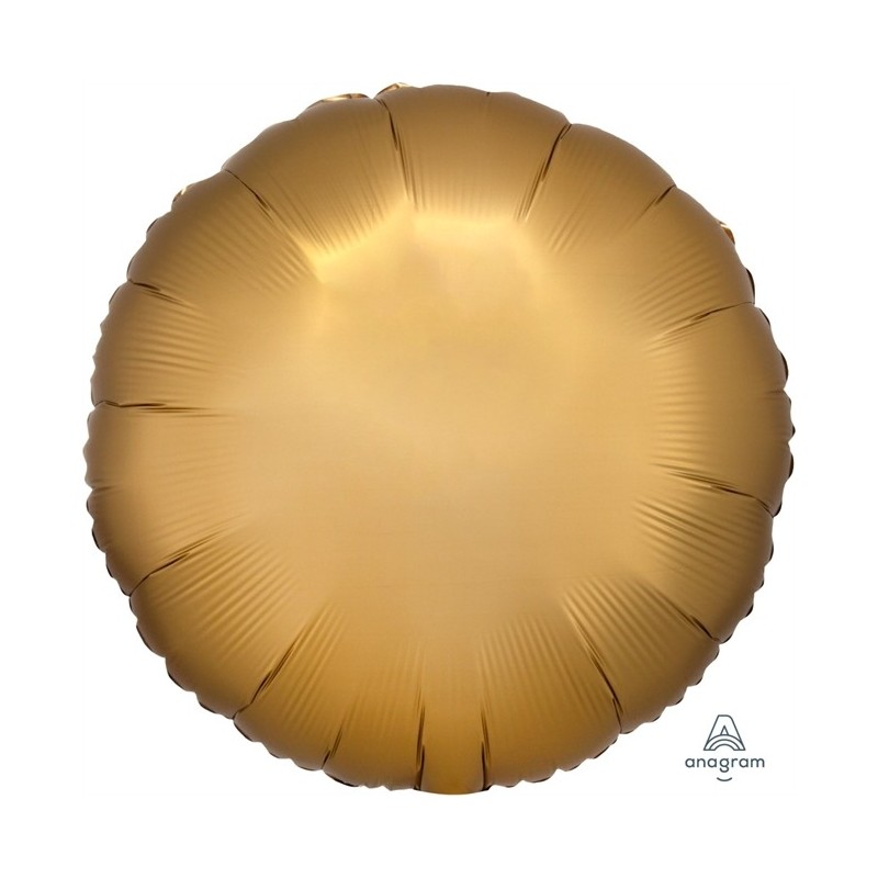 BALLON METALLIQUE ROND SATIN OR 43 CM BALLON METALLIQUE ROND SATIN OR 43 CM