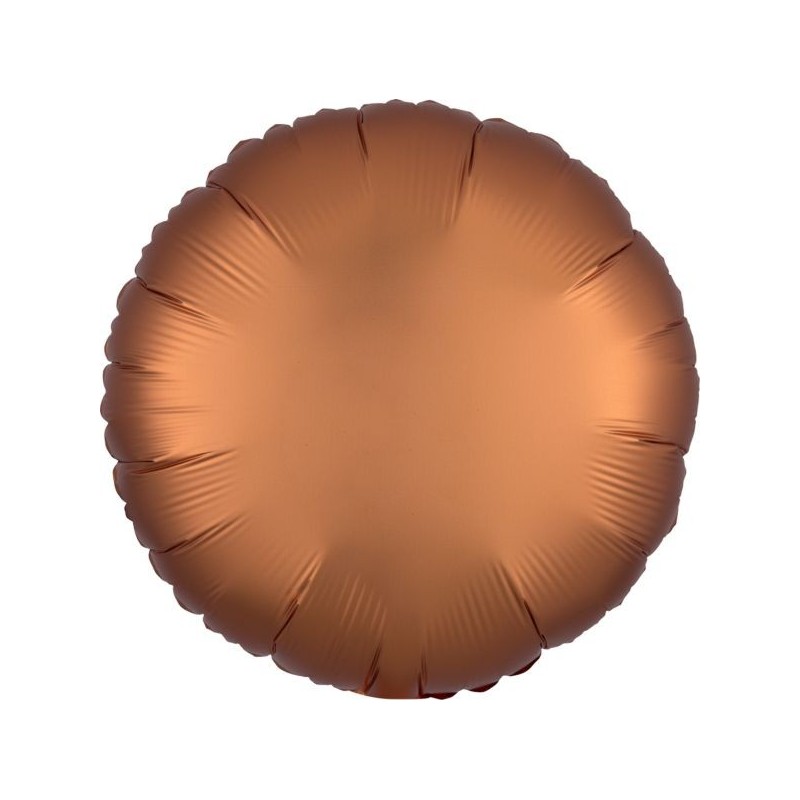 BALLON METALLIQUE ROND SATIN AMBRE 43 CM BALLON METALLIQUE ROND SATIN AMBRE 43 CM