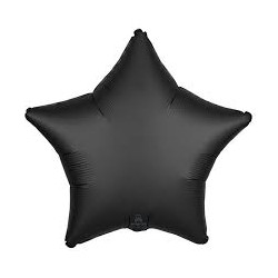 BALLON METALLIQUE ETOILE SATIN ONYX 43 CM