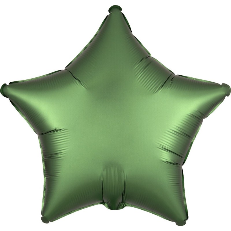 BALLON METALLIQUE ETOILE SATIN VERT EMERAUDE 43 CM BALLON METALLIQUE ETOILE SATIN VERT EMERAUDE 43 CM