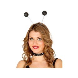 SERRE-TETE BOULES PAILLETTE NOIRES 