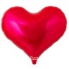 BALLON METALLIQUE COEUR JELLY ROUGE 25 " 63 CM