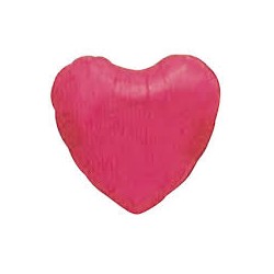 BALLON METALLIQUE COEUR MAGENTA 45 CM 18"