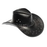 CHAPEAU COW BOY WESTERN SIMILI CUIR 