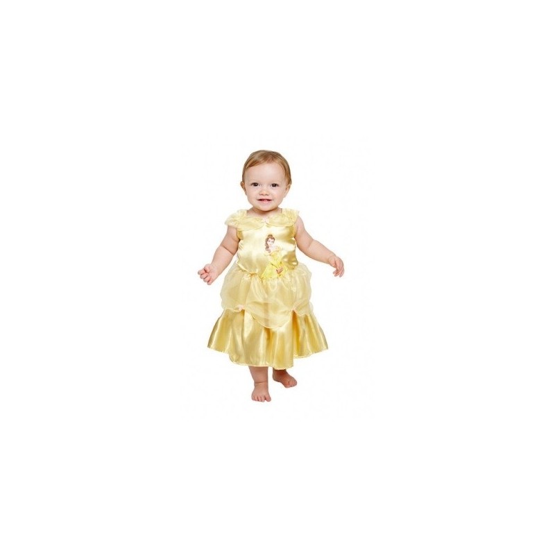 DEGUISEMENT BEBE  PRINCESSE LA BELLE DISNEY TAILLE 12-18 MOIS 