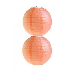 2 LANTERNES CORAIL 30 CM 