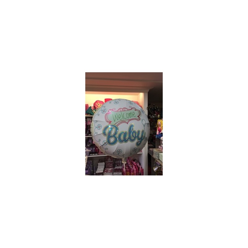 BALLON METALLIQUE 35CM WELCOME BABY IBREX BALLON METALLIQUE 35CM WELCOME BABY IBREX