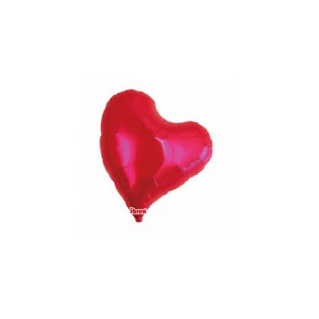 BALLON METALLIQUE COEUR SWEET ROUGE 63 CM  25"