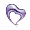 BALLON METALLIQUE COEUR LAVANDE ELEGANT 80CM IBREX BALLON METALLIQUE COEUR LAVANDE ELEGANT 80CM IBREX