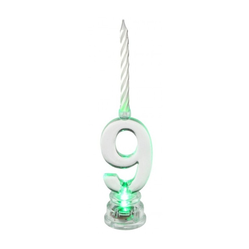BOUGIE LED CHIFFRE 9 BOUGIE LED CHIFFRE 9