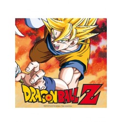 20 SERVIETTES EN PAPIER DRAGON BALL Z 33 X 33 CM