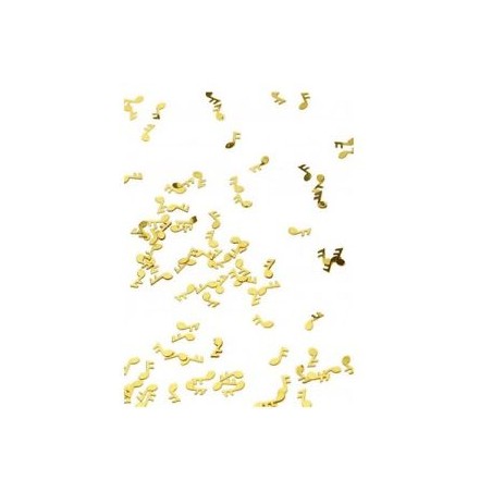 CONFETTIS DE TABLE NOTE DE MUSIQUE OR