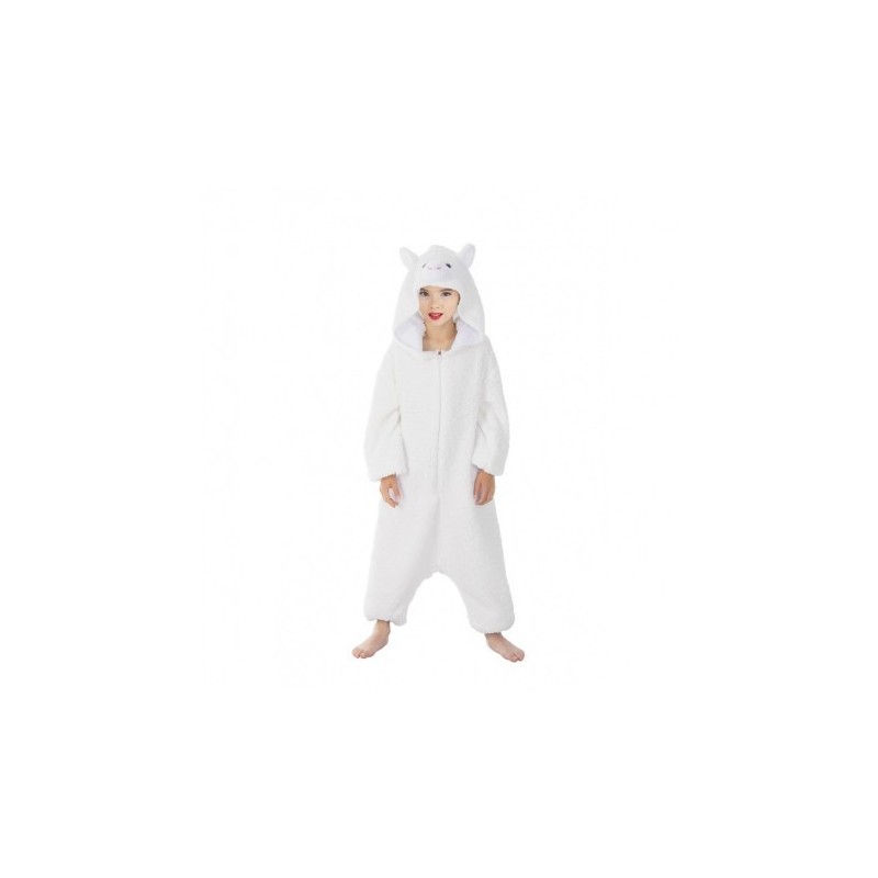 DEGUISEMENT KIGURUMI ENFANT LAMA TAILLE 140 CM DEGUISEMENT KIGURUMI ENFANT LAMA TAILLE 140 CM