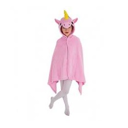 DEGUISEMENT CAPE DE LICORNE ROSE 