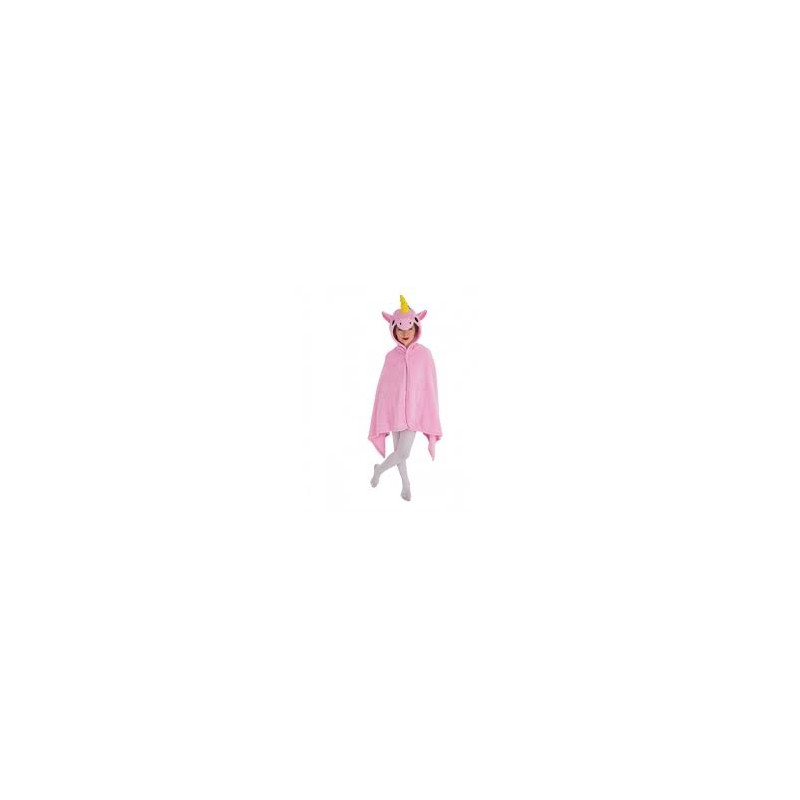 DEGUISEMENT CAPE DE LICORNE ROSE 