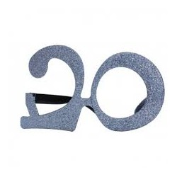 LUNETTE 20 ANS ARGENT PAILLETTEE