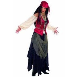 DEGUISEMENT PIRATE FILET OU BOHEMIENNE  TAILLE 40/42